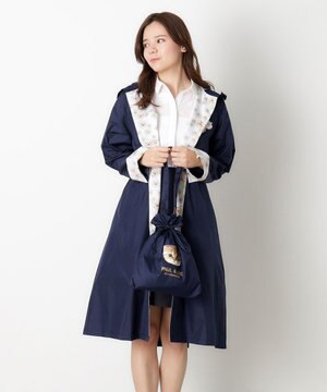 【バッグ付】ポール & ジョー (PAUL & JOE　ACCESSOIRES) レインコート ポンジークリザンテーム