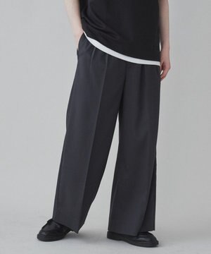  【ユニセックス着用ITEM】ワイドストレートスラックス