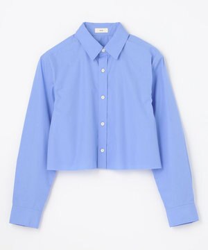 【Nave 洗える】クロップド シャツ