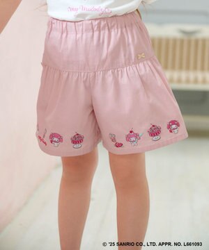  【any FAM ×サンリオキャラクターズ】裾刺繍 キュロット