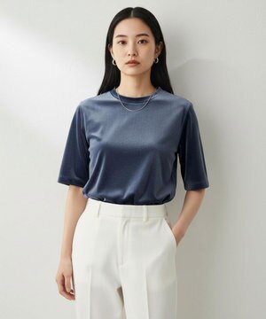 ストレッチベロア Tシャツ