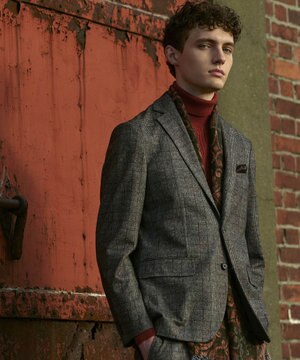  【ストレッチ】フランネルジャージ ジャケット