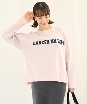  スポンジニット ロゴジャガード