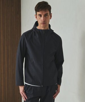  カジュアルセットアップ対応【洗える/ストレッチ】YUNSA ライトパーカ