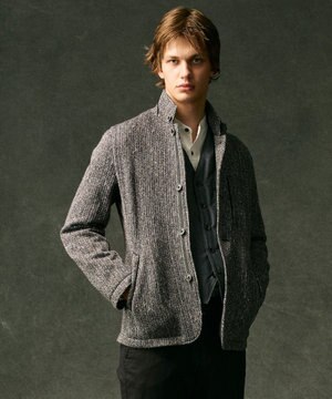  【キングサイズ・軽量/ストレッチ/イージーケア】ツィーディーフリース ジャケット