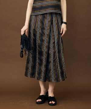  マルチストライプジャカード スカート