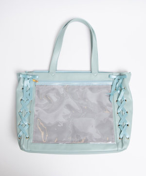  【痛バ＆推し活】レースアップ痛バッグL