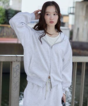  【ユニセックス着用ITEM/SMLサイズ展開】ボンディングZIPパーカー