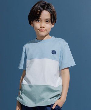 【90-130㎝】トリコロール 半袖Tシャツ