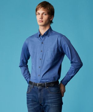  【ストレッチ・洗える】コンパクトジャージーシャンブレー