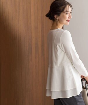  シャツコンビティアード ロングＴシャツ