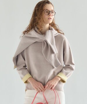  【先行予約】バイカラーダブルフェイス ニット