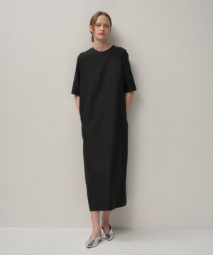  WOOL CUPRA | ハーフスリーブドレス