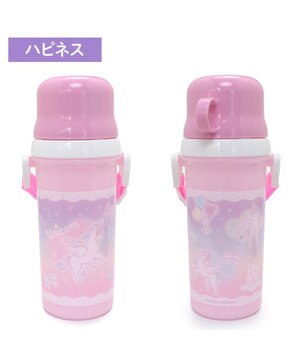  マザーガーデン ユニコーン コップ付 直飲み プラボトル 水筒 《ハピネス柄》
