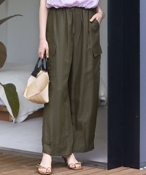  【SLOW/一部店舗限定】ブライトヴィンテージクロス カーゴパンツ