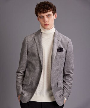  【軽量】ブロックベロア ストレッチ ジャケット