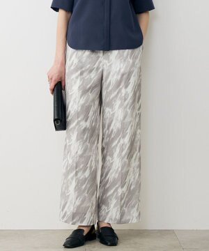  【先行予約・WEB限定カラーあり】FluidBackSatin ワイドパンツ