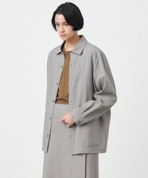  KYOTO TSURIZOME LINEN | シャツジャケット - UNISEX