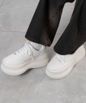  厚底プラットフォームスニーカー