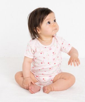  【70-80cm】 半袖ボディシャツ(かぶり仕様)