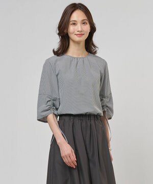  【一枚で着映え】アセVisギンガム ギンガム ブラウス