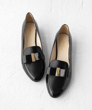 【晴雨兼用】RIBBON LAUFER RAINSHOES ローファー