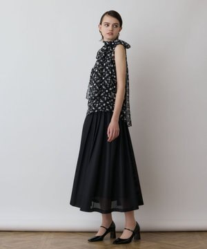  ドットオパールボウタイノースリーブ