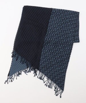  新色【上質素材】シルクカシミヤ　 千鳥パターンプリーツ