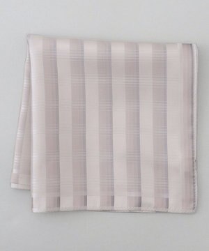  【WEAR BLACK】シルク100％ フォーマルチーフ_チェック