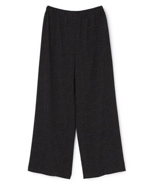  ドットプリント ギャザーパンツ