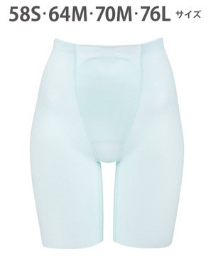 【-５歳の着やせシルエット】 ガードル ロング丈 二の尻キュッと おなかフラットに 吸汗速乾(本体) ラクに着用できる レディース GRC423 /ワコール