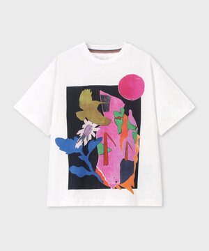  River Collage 半袖Tシャツ