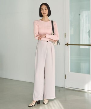  アシンメトリー ラップパンツ