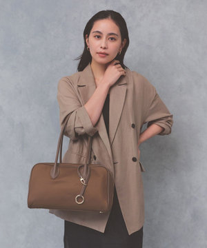  【Breath TOPKAPI】PRIM プリム ナイロン ロングハンドル ミニ ボストン トートバッグ チャーム付き