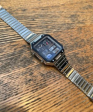  【復刻デザイン】1982年の「サーモセンサー」を現代風にリバイバル 温度センサー搭載のコンビネーションウオッチ