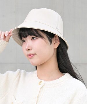 【サイズ選べる/調整可能】エコレザーバケットハット