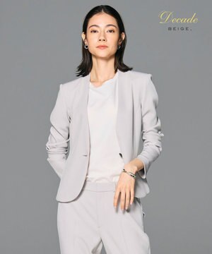 【セットアップ対応】LUIZA / ノーカラージャケット