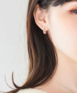  【SV925】ソフトミニフープピアス（片耳）