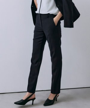  【接触冷感・防シワ・速乾・洗える】レーヨンライクトロ スティックパンツ