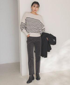  ストレッチコーデュロイ スリムパンツ