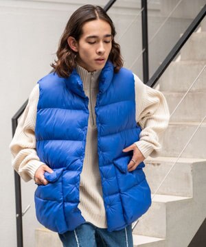  カラーナイロンパテッドベスト