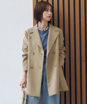 【洗える】エアフロートレンチ コート