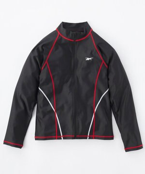  【Reebok】大きいサイズ｜長袖フルZIPラッシュガード 180㎝