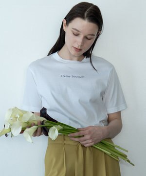  【カトリエムブーケ】Motif logo ロゴカットソー