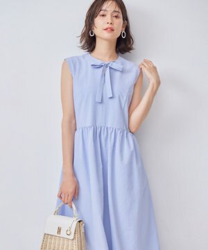  サッカーストレッチ ボウタイワンピース