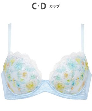  ブラジャー 夏のブラストレスから解放 汗の不快感を軽減(カップ肌側・ワイヤーループ・バック) 背中すっきり 【ときはなつブラ】 KB2872 ウイング／ワコール