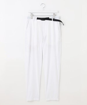  【MEN】【ストレッチ】 サイドロゴ ベルト パンツ