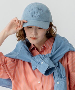  【Oggi3月号掲載】デニム ロゴ キャップ