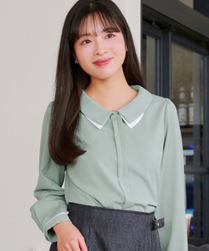  レイヤードカラーブラウス