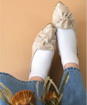  新色追加【本革・高反発】Butterfly knot ポインテッドトゥ パンプス